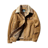 Farbige Cord-Jeansjacke für Herren